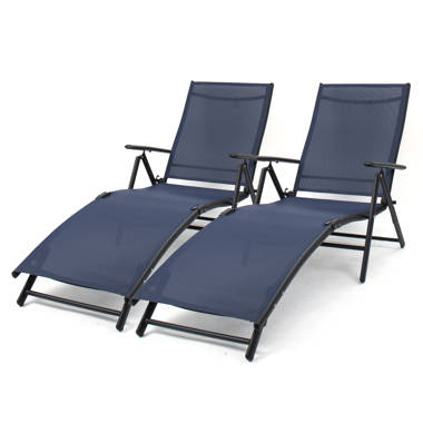 Beachcrest Home Barksdale Outdoor Acacia Chaise Lounge Reviews Wayfair